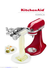 KitchenAid KSMSCA Use And Care Manual