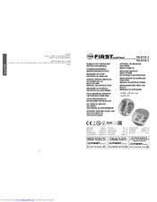 FIRST AUSTRIA FA-8116-1 Instruction Manual