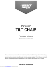 DIRECT SUPPLY Panacea TILT CHAIR Owner's Manual