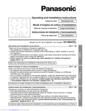 Panasonic KY-R647EL Operating And Installation Instructions