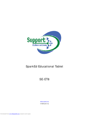 Support Education SparkEd SE-ET8 User Manual