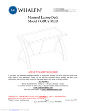 Whalen ODUS-MLD Instruction Manual