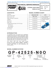 Viking Pump GP-425 SERIES Technical & Service Manual