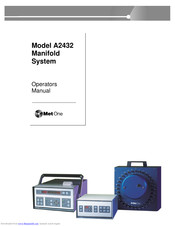 Met One A2432 Operator's Manual