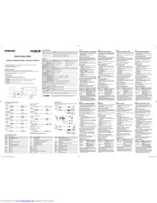 Samsung UD46E-C Quick Setup Manual