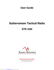 Sandia Research STR-1000 User Manual