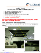 SureShade MTF Installation Manuals