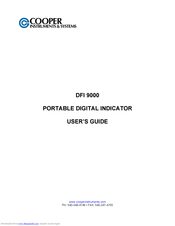 Cooper Instruments DFI 9000 User Manual