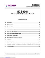 MosChip MCS9901 User Manual