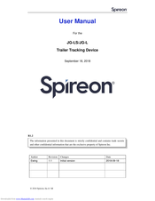Spireon JG-L User Manual