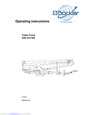 Böcker AHK 30/1400 Operating Instructions Manual