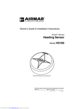 Airmar H2183 Owner's Manual & Installation Instructions