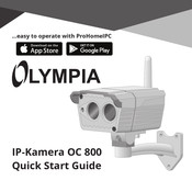 Olympia OC 800 Quick Start Manual