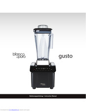 bianco dipuro gusto Instruction Manual