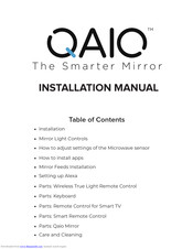 Qaio The Smarter Mirror Installation Manual