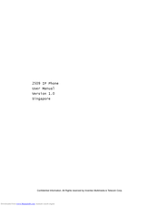 Inventec 2509 User Manual