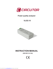 circutor VLOG-10 Instruction Manual