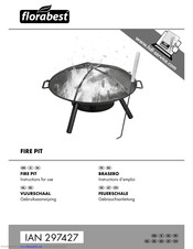 FLORABEST FIRE PIT Instructions For Use Manual