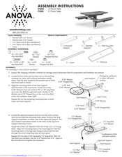 Anova D1300 Assembly & Instruction Manual