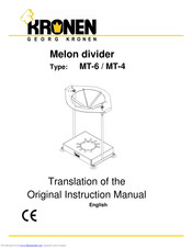 Kronen MT-4 Instruction Manual