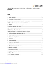 Sebson GS559A Operating Instructions Manual