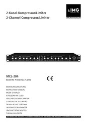 IMG STAGELINE MCL-204 Instruction Manual