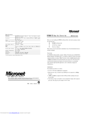 Micronet SP508B User Manual