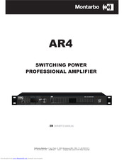 Montarbo AR4 Owner's Manual