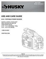 Husky HD7481-B Use And Care Manual
