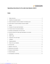 Sebson GS412 Operating Instructions Manual