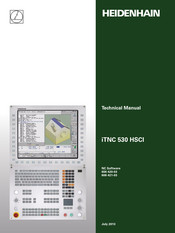 HEIDENHAIN iTNC 530 HSCI Technical Manual