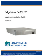 Edgewater Networks EdgeView 6400LF2 Hardware Installation Manual