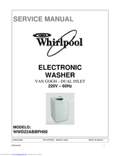 WHIRLPOOL WWD22A Service Manual