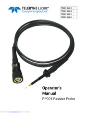 Teledyne PP007-WS-1 Operating Manual