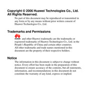 Huawei E630 Manual