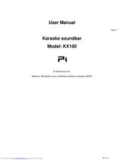 PI KX100 User Manual