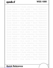Symbol WSS 1000 Quick Reference
