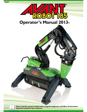 Avant Robot 185 Operator's Manual