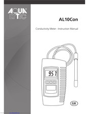 Aqualytic AL10Con Instruction Manual