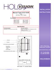 Holovision 400-A-VoIP Installation Instructions