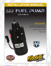 FASS FA D08 095G Installation Manual