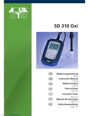 Aqualytic SD 310 Oxi Instruction Manual