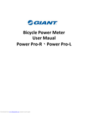 Giant Power Pro-R User Manual