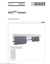 Sirona XIOS Plus Operating Instructions Manual