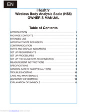 Ihealth HS5 Owner's Manual