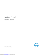 Dell S2719DC User Manual