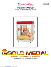 Gold Medal Econo-Pop Instruction Manual