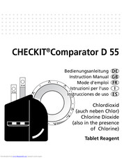Aqualytic CHECKIT Comparator D55 Instruction Manual
