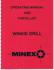 MINEX GW-15 Operating Manual And Parts List