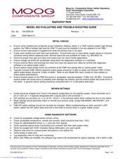 Moog 903 Troubleshooting Manual